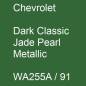 Preview: Chevrolet, Dark Classic Jade Pearl Metallic, WA255A / 91.